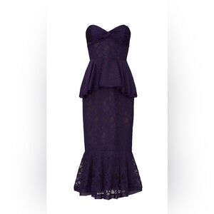 GUC Flor et.al- Strapless Lace Ashley Dress. Size 2